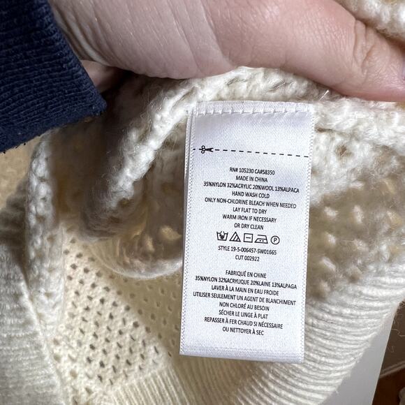 Joie Cream Open Knit Sweater - Picture 4 of 5